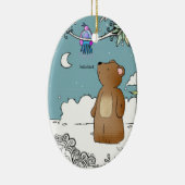 hallo Bird zei de heer Beer - ornament (Rechts)