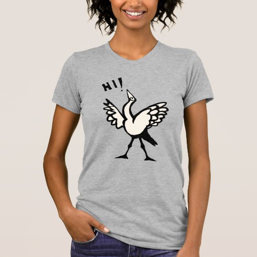 Hallo birdie! T-Shirt (Voorkant)