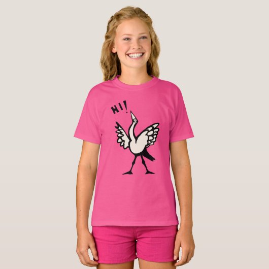 Hallo birdie! T-Shirt (Voorkant volledig)