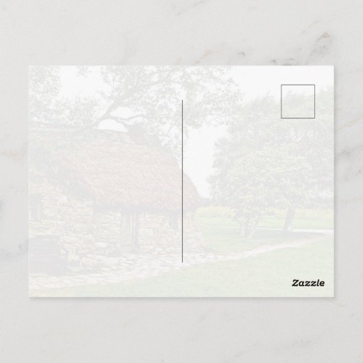 hallo Blanco Briefkaart van de Kunst van Brievenbu (Achterkant)