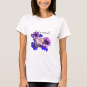 Hallo Blauwe bloemen , T-shirt (Voorkant)