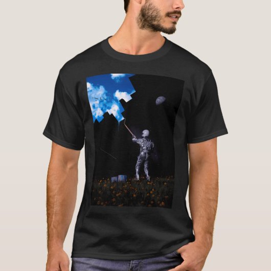 Hallo Blauwe Hemel T-shirt (Voorkant)