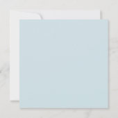 Hallo Blauwe paashaas Kaart (Achterkant)