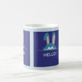 Hallo Blauwe paashaas Koffiemok (Center)