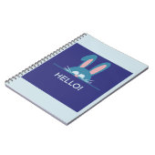 Hallo Blauwe paashaas Notitieboek (Linkerzijde)