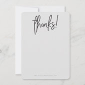 HALLO bleekste BUSINESS BEDANKT modern (Achterkant)