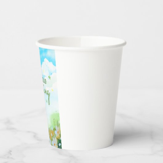 Hallo Bloeiende Paper Cups voor Party: Papieren Bekers (Links)