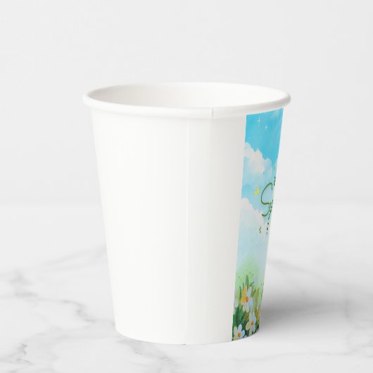 Hallo Bloeiende Paper Cups voor Party: Papieren Bekers (Rechts)