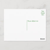 Hallo Bloemgele Zonnebloemen - Briefkaart (Achterkant)