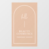 Hallo Blush Pink Arch Raamsticker (Vel)