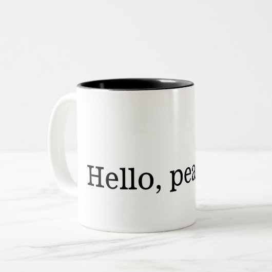 "Hallo, boer." mok met twee tonijnen (Voorkant links)