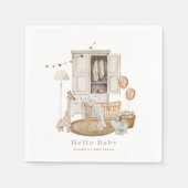Hallo Boho Baby Kwekerij Kledingkast Wieg Baby sho Servet (Voorkant)