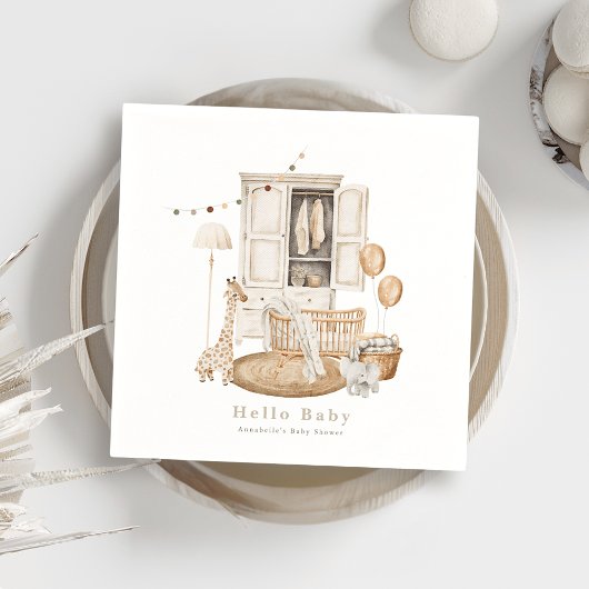 Hallo Boho Baby Kwekerij Kledingkast Wieg Baby sho Servet