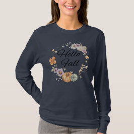 Hallo Boho Chic Herfst Botanisch Shirt