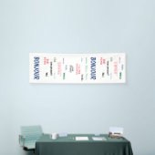 Hallo Bonjour Talen Wereld Reizen Kleurrijk Spandoek (Beurs)