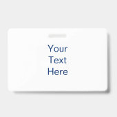 Hallo Bonjour = Wereld Vele Talen Logo Naam Badge (Achterkant)