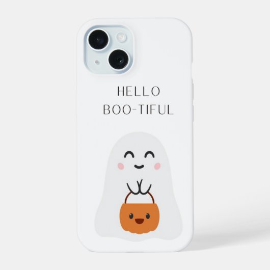 Hallo BOO-TIFUL iPhone 15 Case (Achterkant)