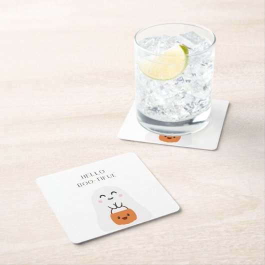 Hallo BOO-TIFUL Kartonnen Onderzetters (Insitu)