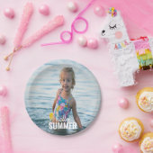 hallo Borden voor zomerfotopapier Papieren Bordje (Feest)
