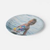 hallo Borden voor zomerfotopapier Papieren Bordje (Gekanteld)