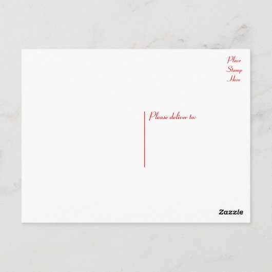 hallo Boston Terrier Puppy Dog Red Thinking of You Briefkaart (Achterkant)