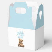 hallo Boy Balloon Teddy Bear Boy Baby shower Bedankdoosjes (Geopend)