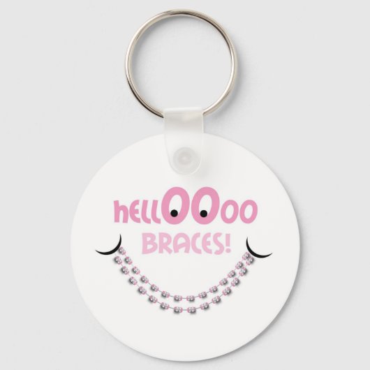 hallo Braces Roze Sleutelhanger (Voorkant)