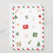 Hallo Brief van je kerstelfjes Kaart (Achterkant)