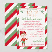 Hallo Brief van uw Elf Kaart (Voorkant / Achterkant)