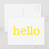 Hallo Briefkaart (Voorkant / Achterkant)