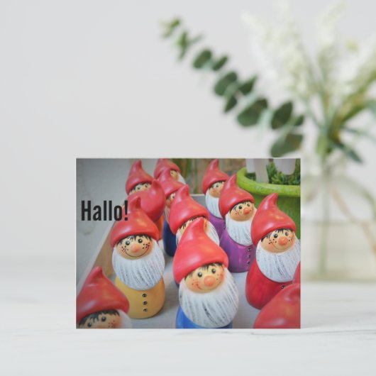 Hallo briefkaart (Staand voorkant)