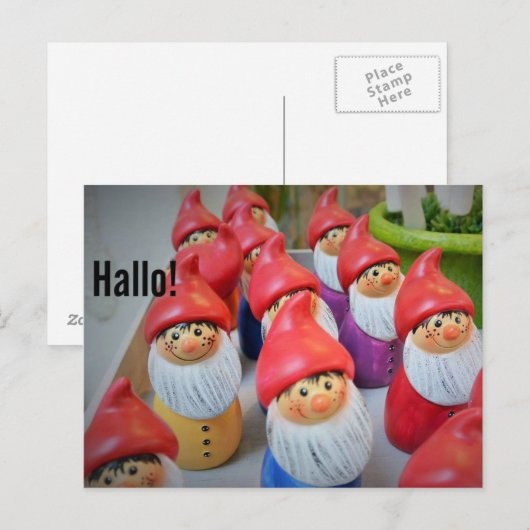 Hallo briefkaart (Voorkant / Achterkant)