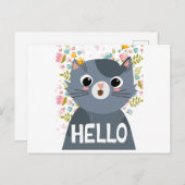 hallo briefkaart (Voorkant / Achterkant)