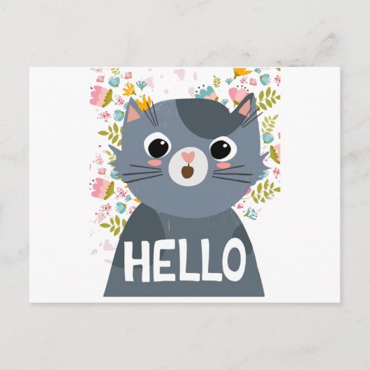 hallo briefkaart (Voorkant)