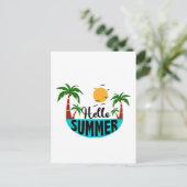 hallo briefkaart (Staand voorkant)