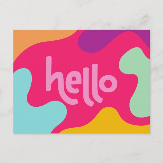 hallo briefkaart (Voorkant)