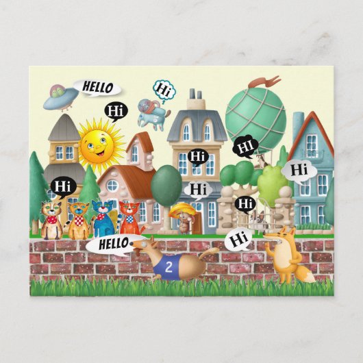 Hallo Briefkaart (Voorkant)