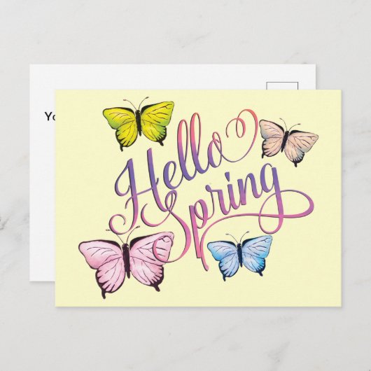 Hallo Briefkaart (Voorkant / Achterkant)