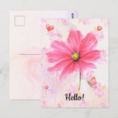 hallo briefkaart (Voorkant / Achterkant)