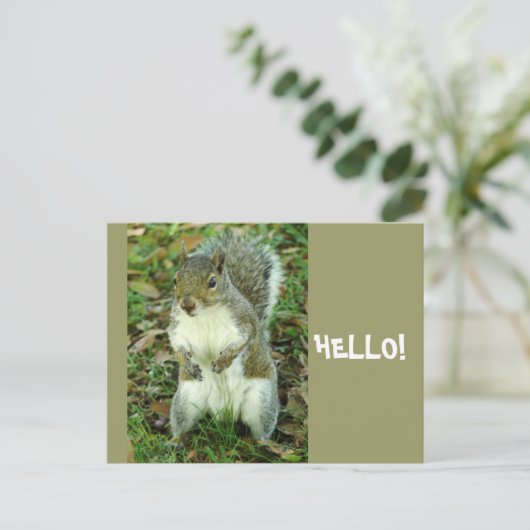 hallo briefkaart (Staand voorkant)