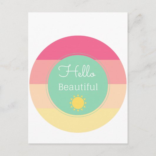 hallo briefkaart (Voorkant)