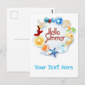 hallo briefkaart (Voorkant / Achterkant)