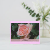 hallo briefkaart (Staand voorkant)