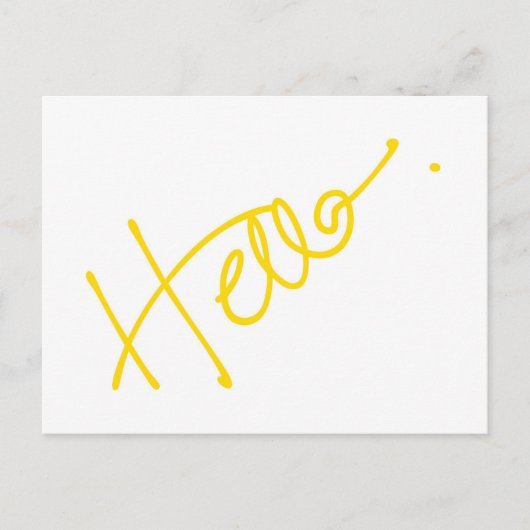 hallo Briefkaart (Voorkant)