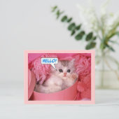 hallo briefkaart (Staand voorkant)