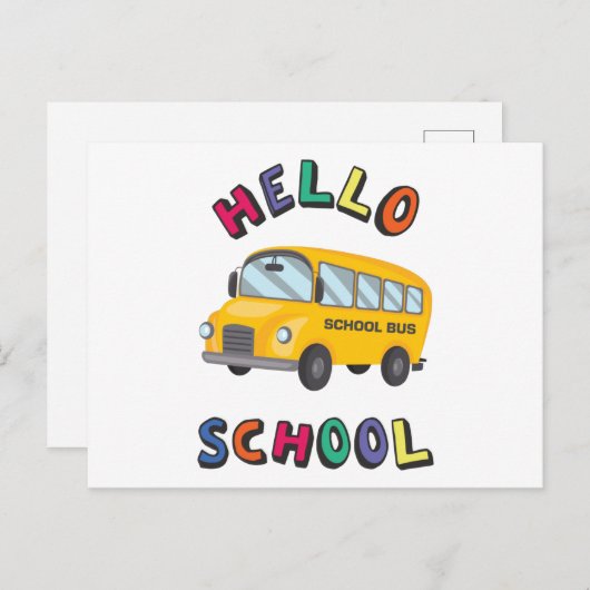 hallo briefkaart (Voorkant / Achterkant)