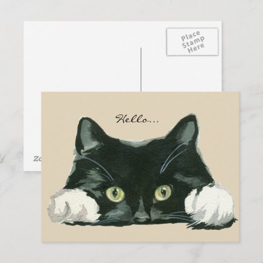 hallo briefkaart (Voorkant / Achterkant)