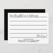 hallo briefkaart (Voorkant / Achterkant)