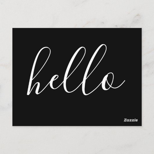 hallo briefkaart (Achterkant)