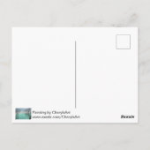 Hallo Briefkaart Herfstbomen Silhouet Sky Clouds (Achterkant)